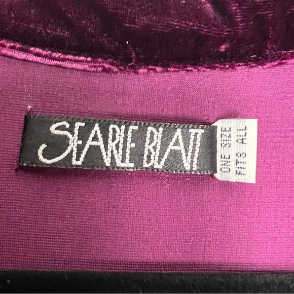 Velvet Button-Up Shirt in Rich Burgundy - Picture 5 of 7